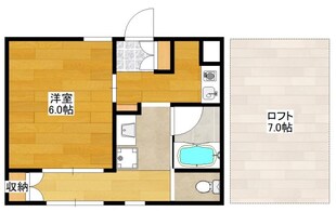 パロス江坂垂水町の物件間取画像